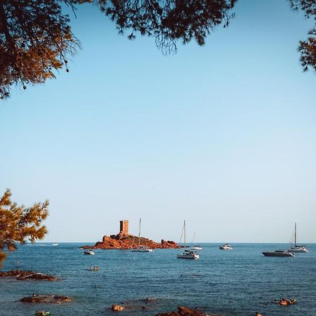 Plage A 200 Metres. Vue Mer Et Esterel ! Renove Apartment Saint-Raphael  Bagian luar foto